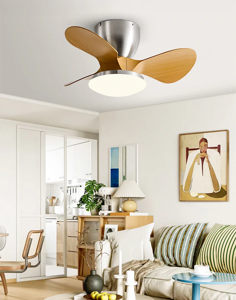 WOMO Small Low Profile Ceiling Fan Lamp - WM5240 - Image 10
