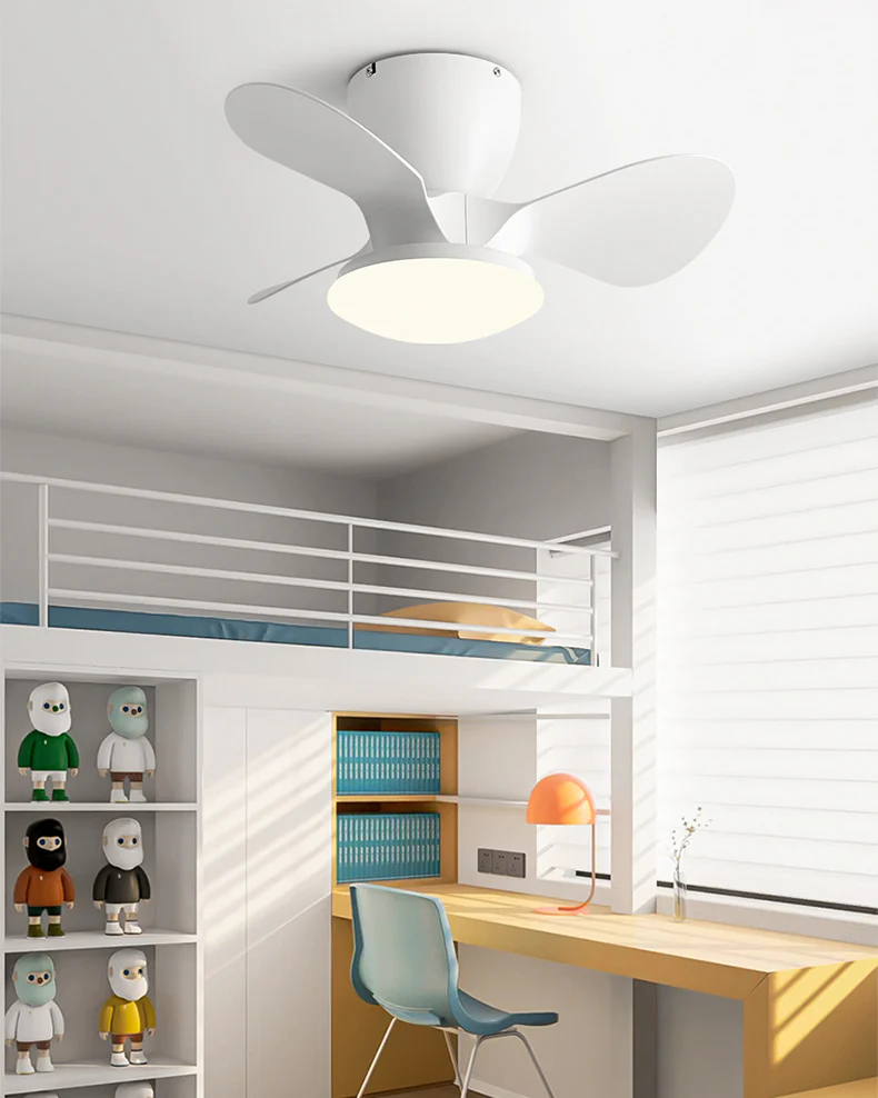 WOMO Small Low Profile Ceiling Fan Lamp - WM5240 - Image 12