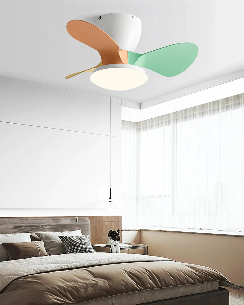 WOMO Small Low Profile Ceiling Fan Lamp - WM5240 - Image 13