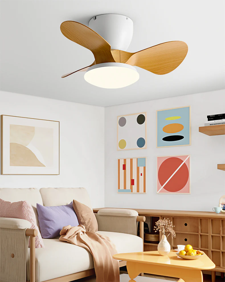 WOMO Small Low Profile Ceiling Fan Lamp - WM5240 - Image 14