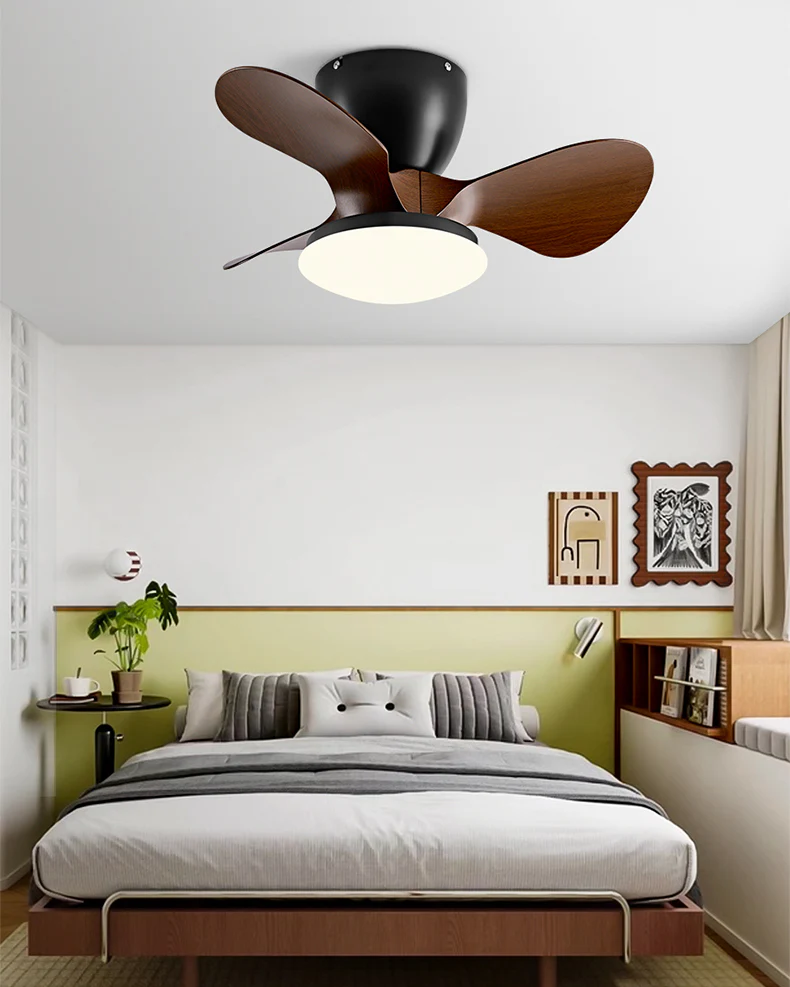 WOMO Small Low Profile Ceiling Fan Lamp - WM5240 - Image 9