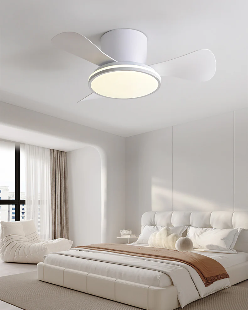 WOMO Small Low Profile Ceiling Fan Lamp - WM5166 - Image 11