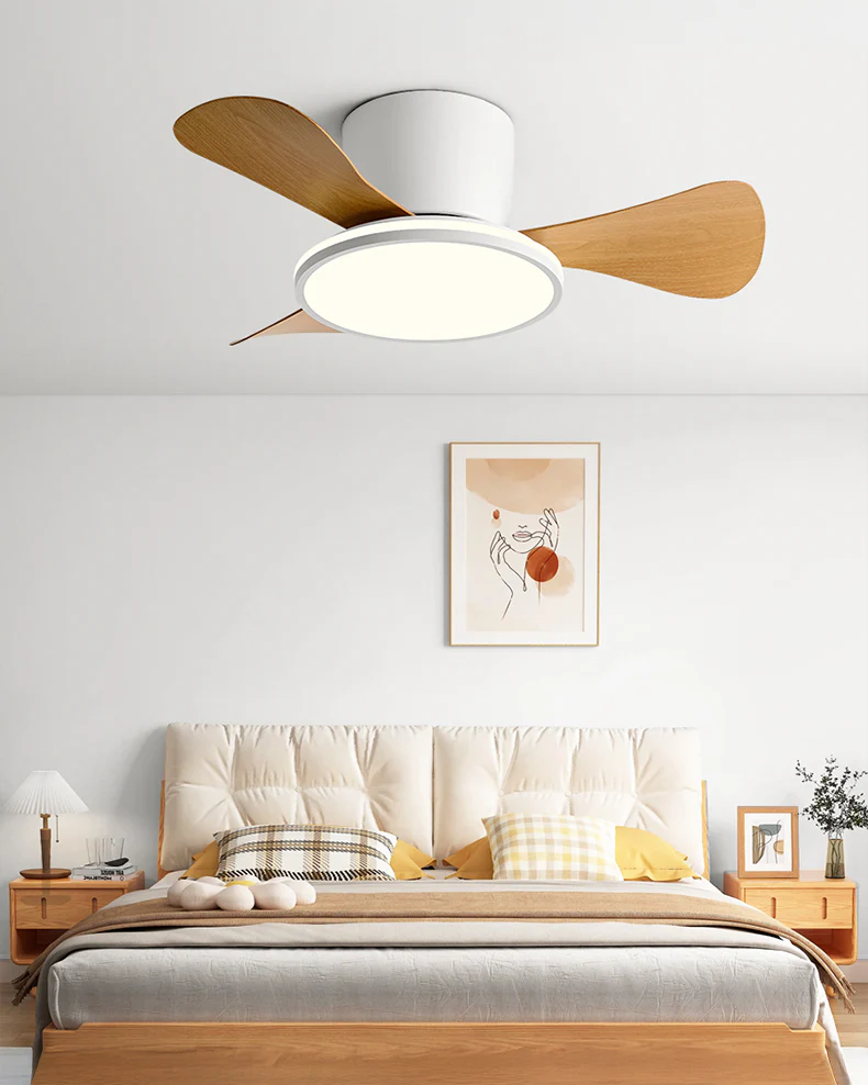 WOMO Small Low Profile Ceiling Fan Lamp - WM5166 - Image 7