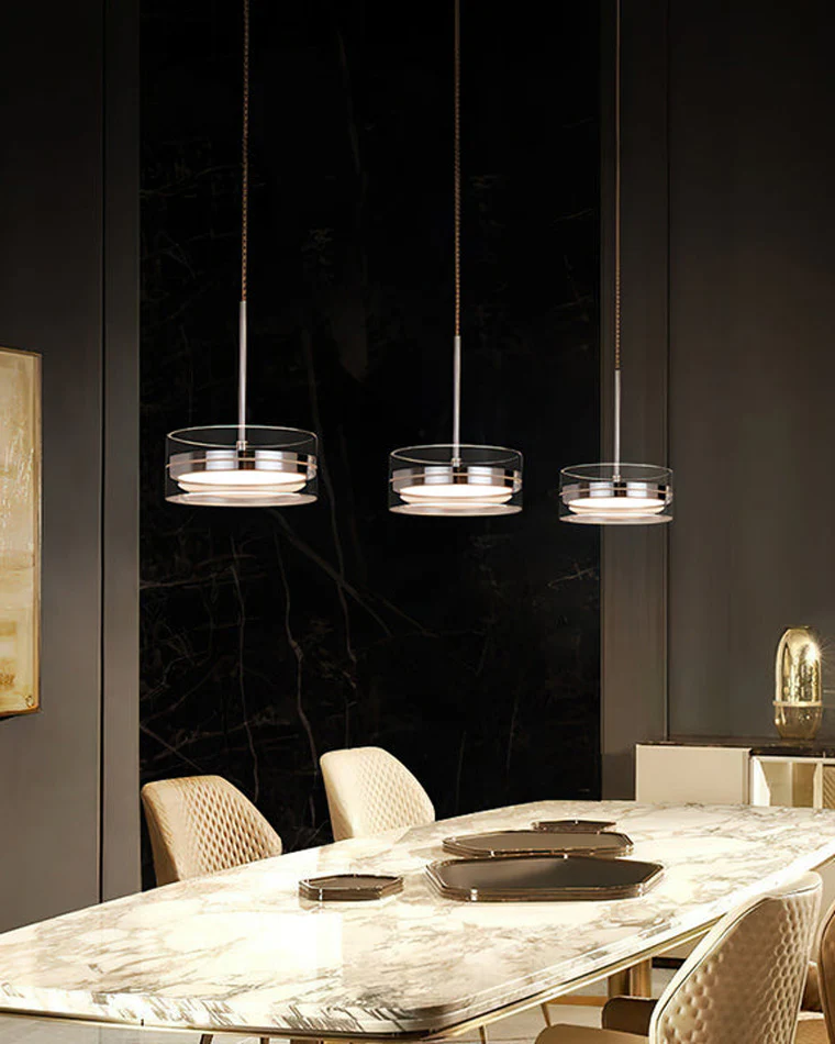 WOMO Small Round Glass Pendant Light-WM2451 - Image 11