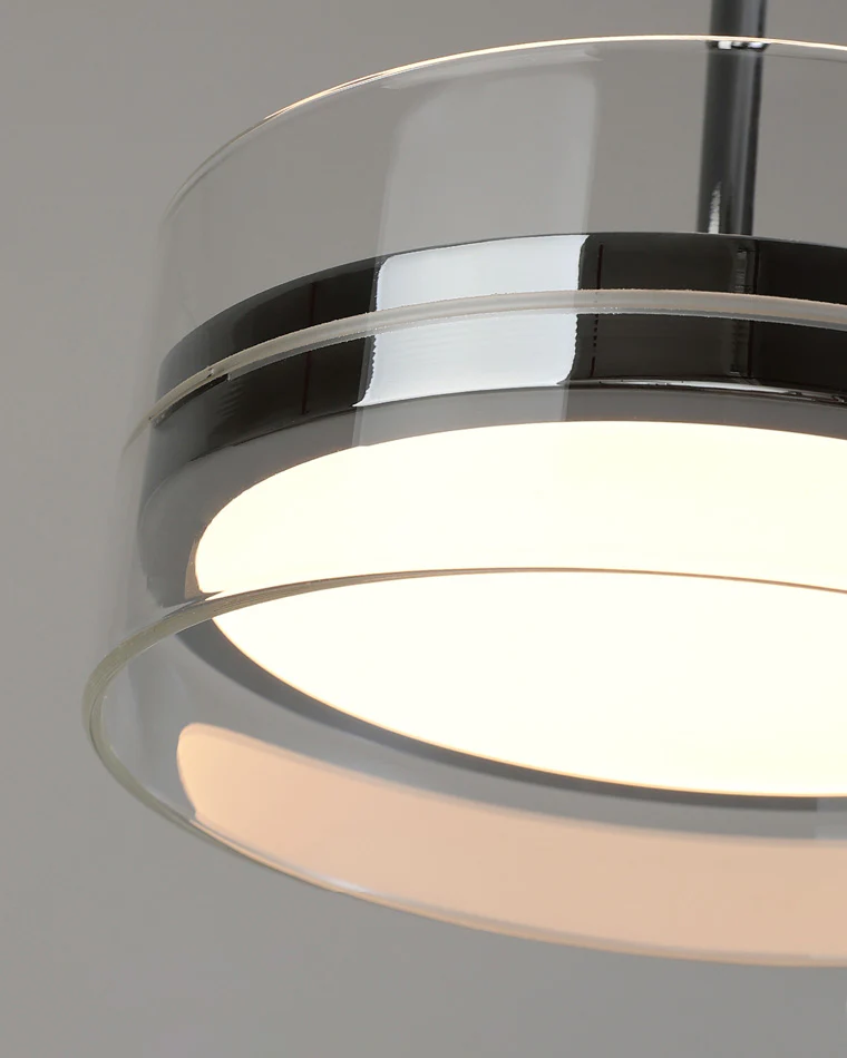 WOMO Small Round Glass Pendant Light-WM2451 - Image 15
