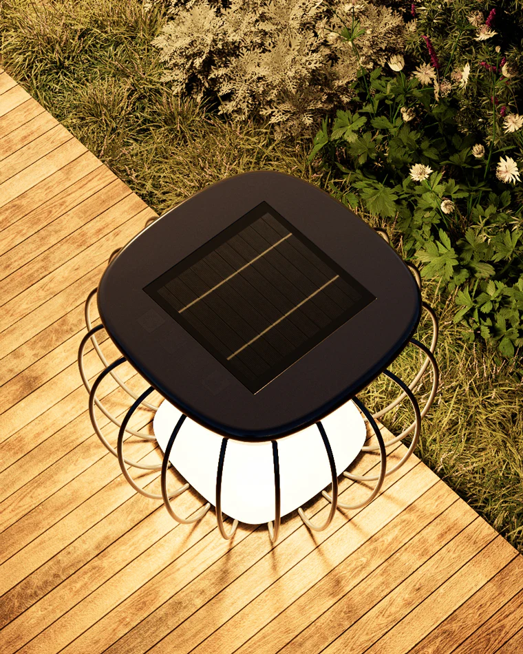 WOMO Solar Bench Floor Light-WM9019 - Image 7