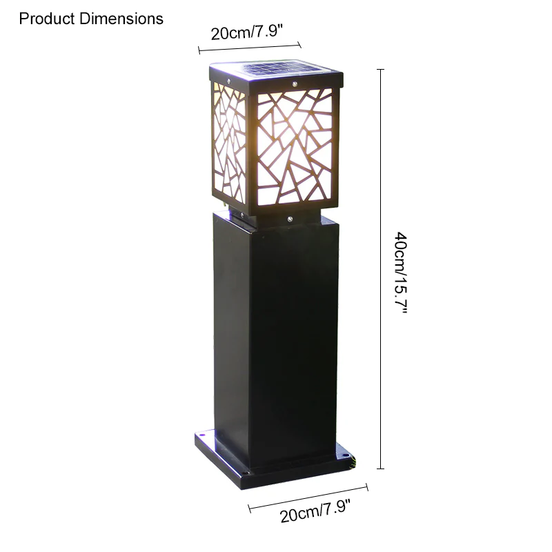 WOMO Solar Bollard Light-WM9042 - Image 16