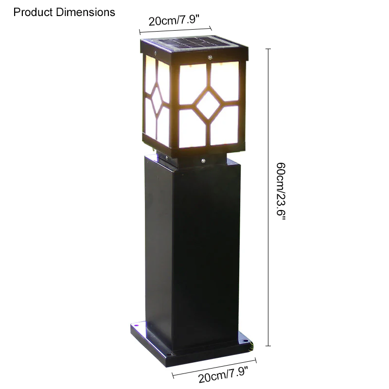 WOMO Solar Bollard Light-WM9042 - Image 17