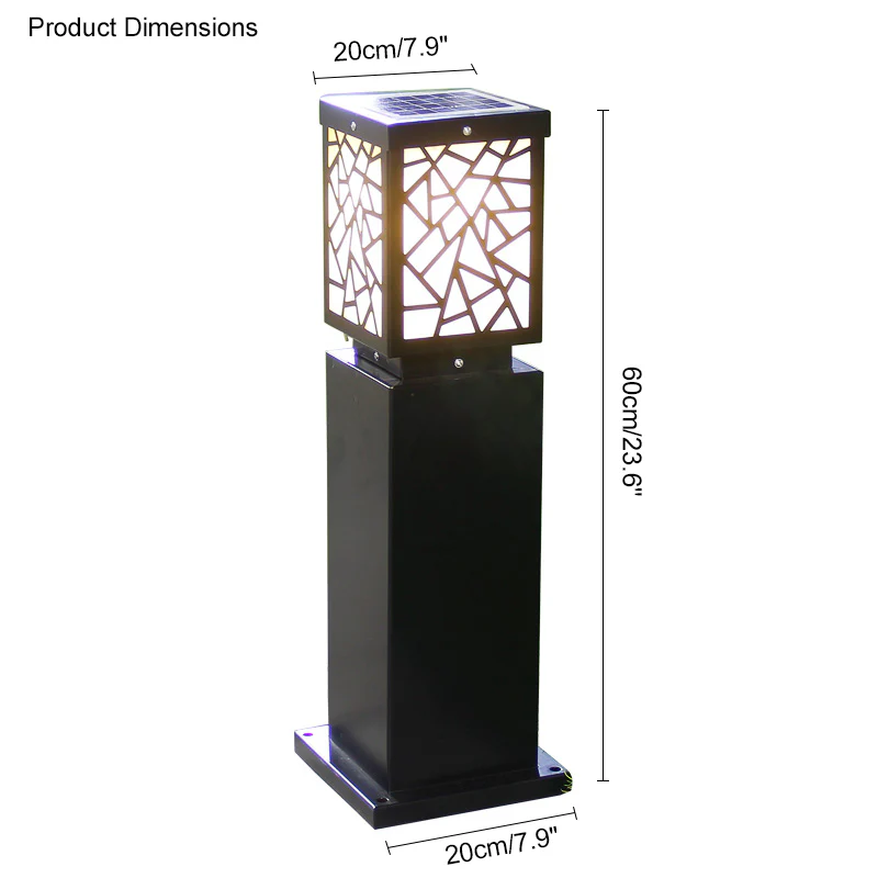 WOMO Solar Bollard Light-WM9042 - Image 18