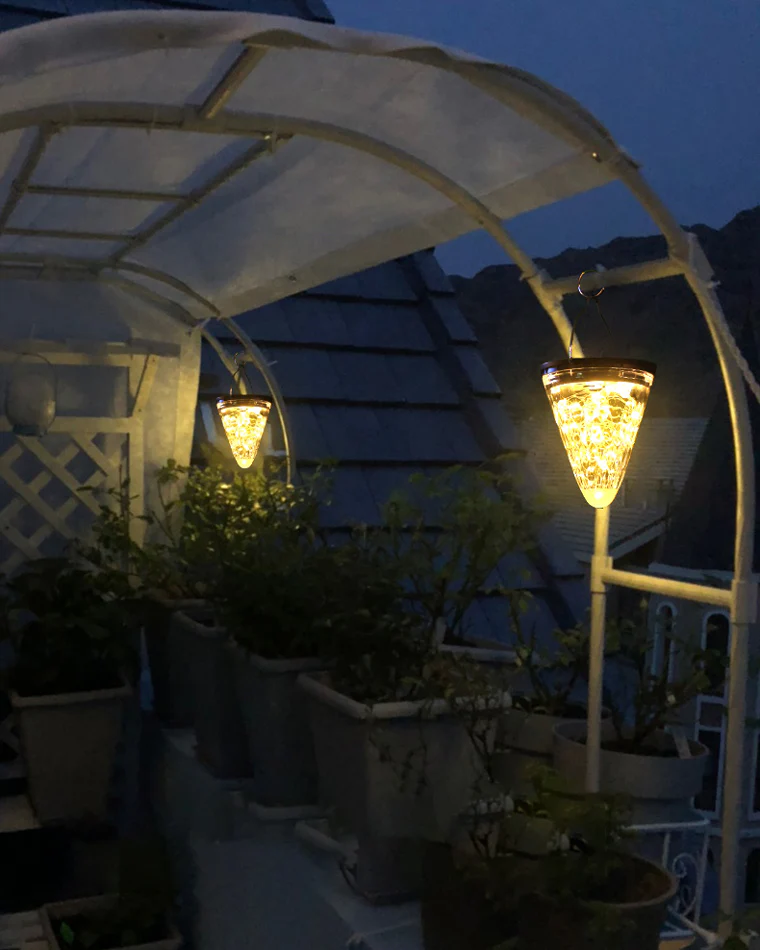 WOMO Solar Hanging Strawberry Hue Lantern-WM9040 - Image 11