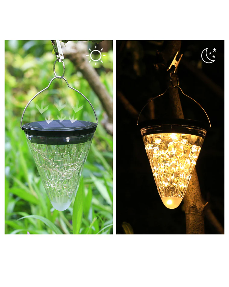 WOMO Solar Hanging Strawberry Hue Lantern-WM9040 - Image 12