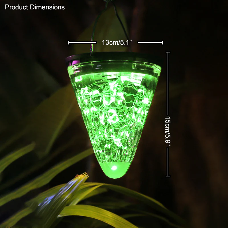 WOMO Solar Hanging Strawberry Hue Lantern-WM9040 - Image 31