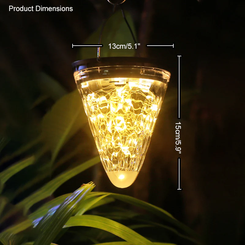 WOMO Solar Hanging Strawberry Hue Lantern-WM9040 - Image 33