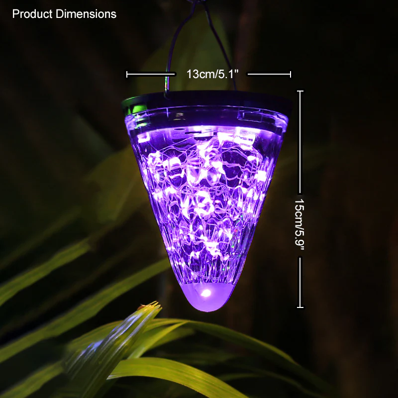 WOMO Solar Hanging Strawberry Hue Lantern-WM9040 - Image 35