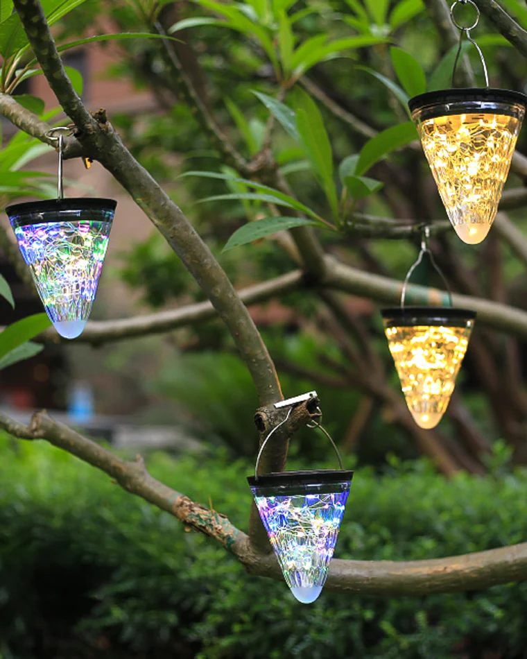 WOMO Solar Hanging Strawberry Hue Lantern-WM9040 - Image 4