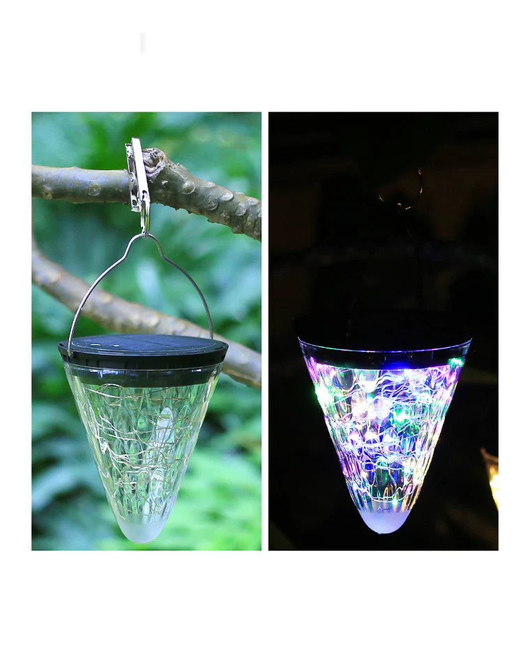 WOMO Solar Hanging Strawberry Hue Lantern-WM9040 - Image 7