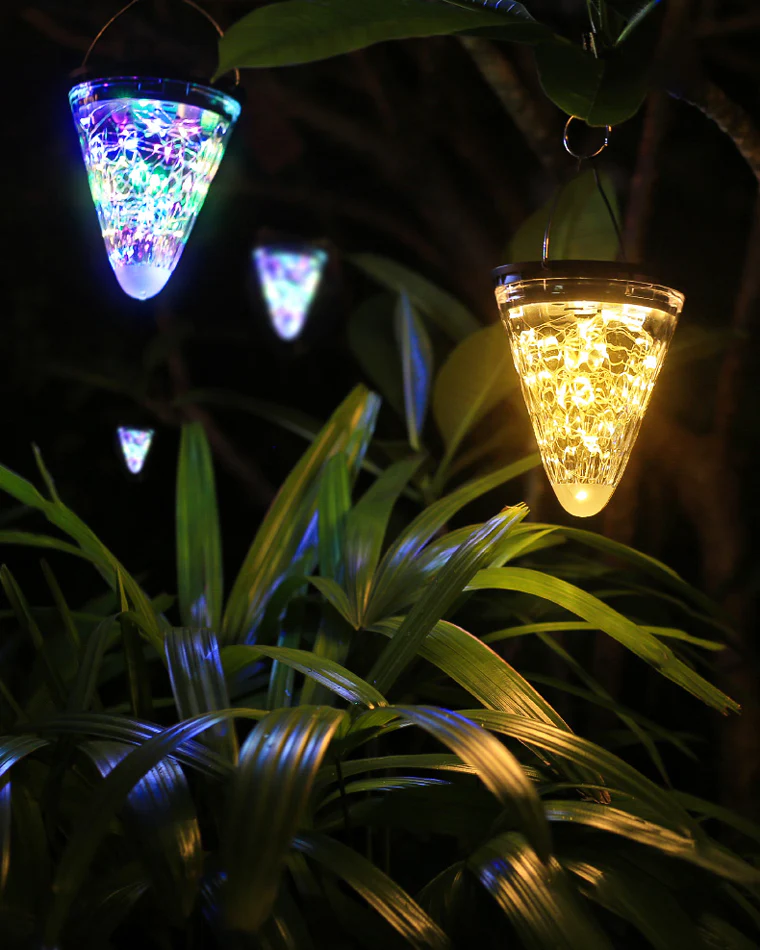 WOMO Solar Hanging Strawberry Hue Lantern-WM9040 - Image 9