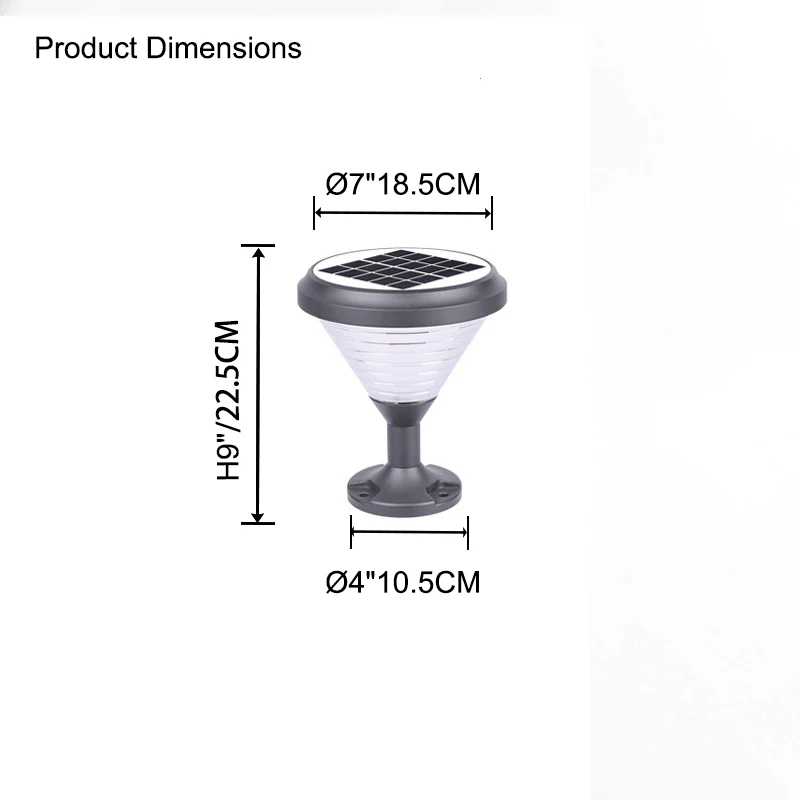WOMO Solar Pillar Light-WM9105 - Image 15