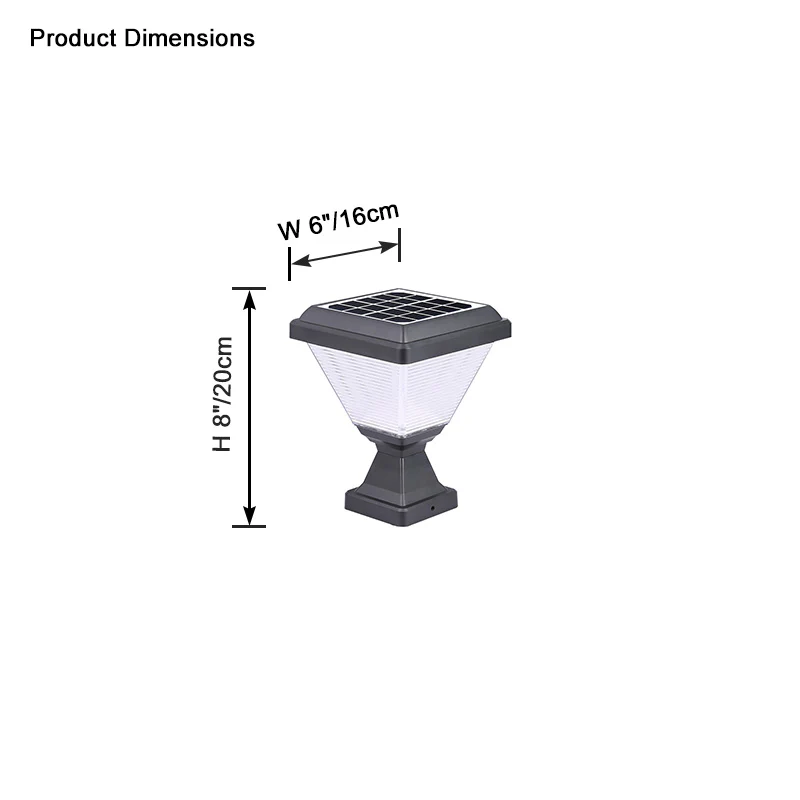 WOMO Solar Pillar Light-WM9106 - Image 13