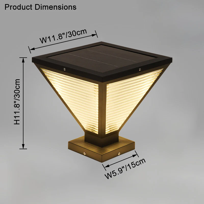 WOMO Solar Pillar Light-WM9142 - Image 18