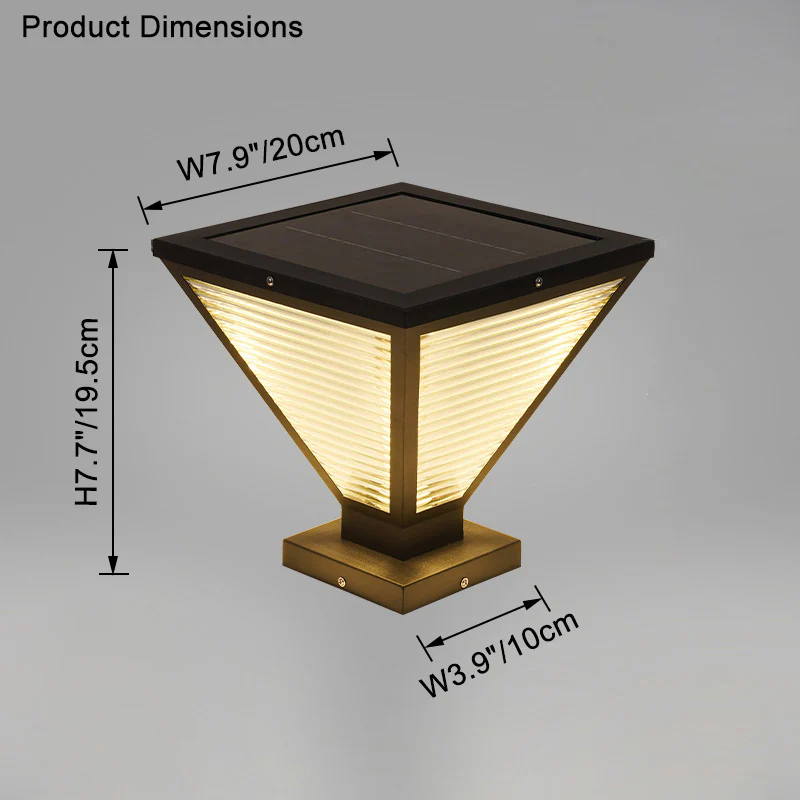 WOMO Solar Pillar Light-WM9142 - Image 20