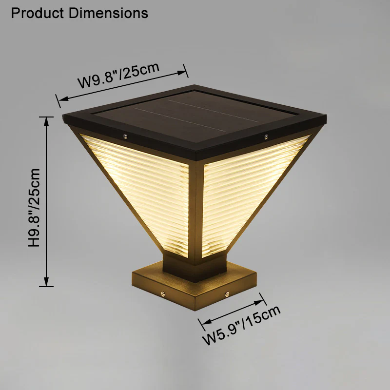 WOMO Solar Pillar Light-WM9142 - Image 22