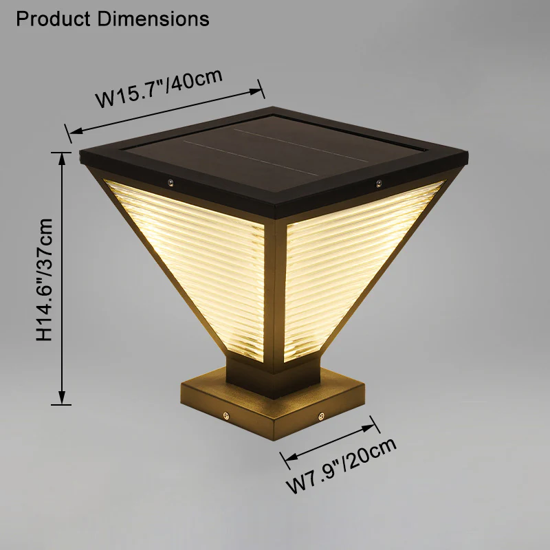WOMO Solar Pillar Light-WM9142 - Image 24