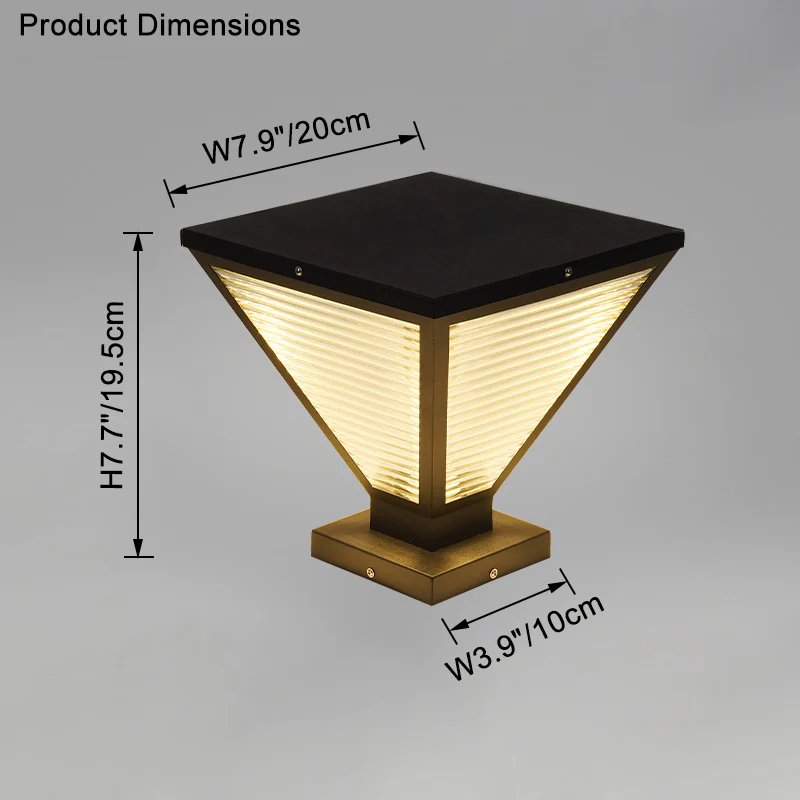 WOMO Solar Pillar Light-WM9142 - Image 26