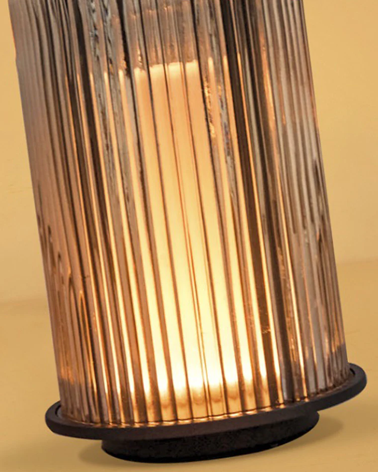 WOMO Solar Pleated Glass Lantern-WM9043 - Image 17