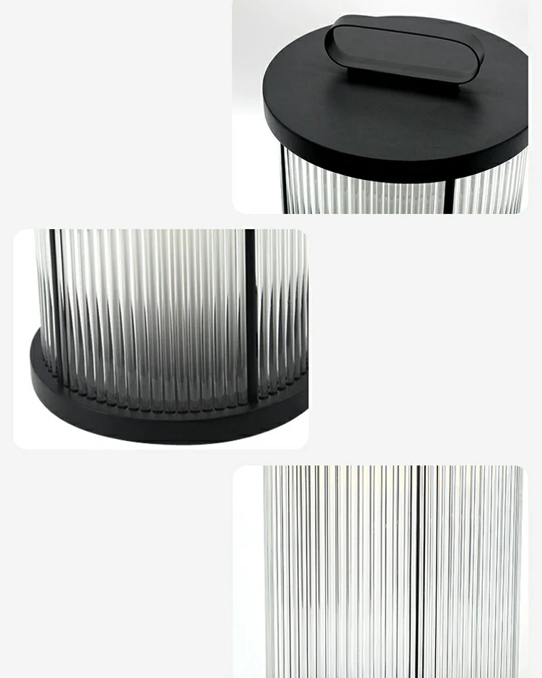 WOMO Solar Pleated Glass Lantern-WM9043 - Image 18