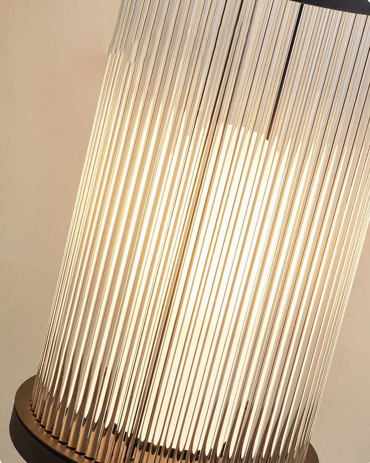 WOMO Solar Pleated Glass Lantern-WM9043 - Image 23