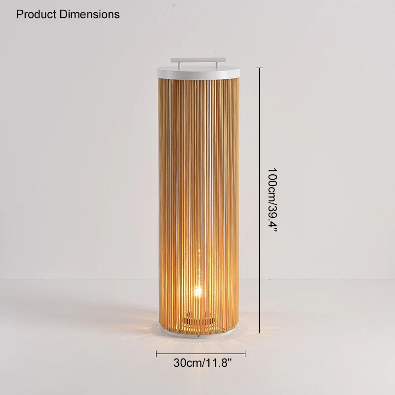 WOMO Outdoor Solar Portable Wicker Lantern-WM9020 - Image 32