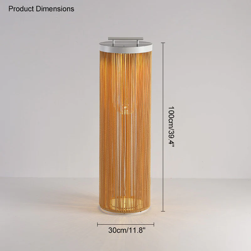 WOMO Outdoor Solar Portable Wicker Lantern-WM9020 - Image 35