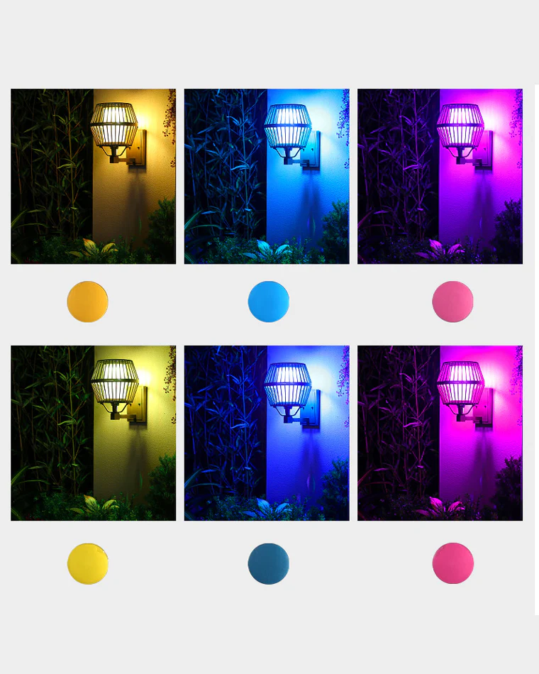 WOMO Solar Wall Lantern-WM9038 - Image 18