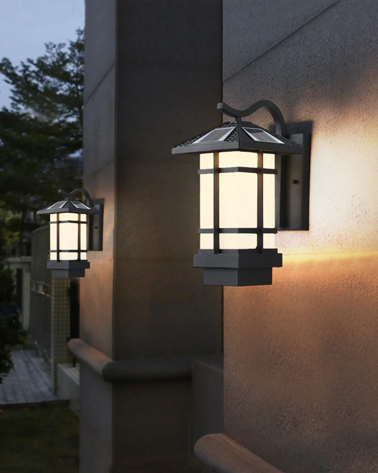 WOMO Solar Wall Lantern-WM9192 - Image 4
