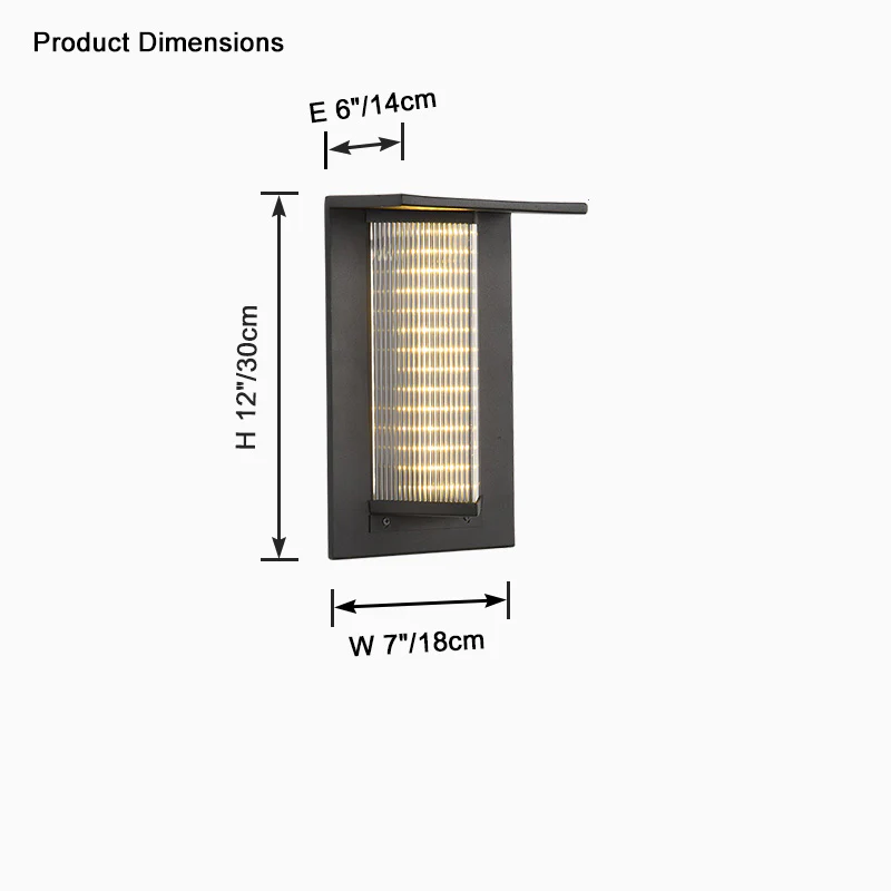 WOMO Solar Wall Light-WM9177 - Image 10