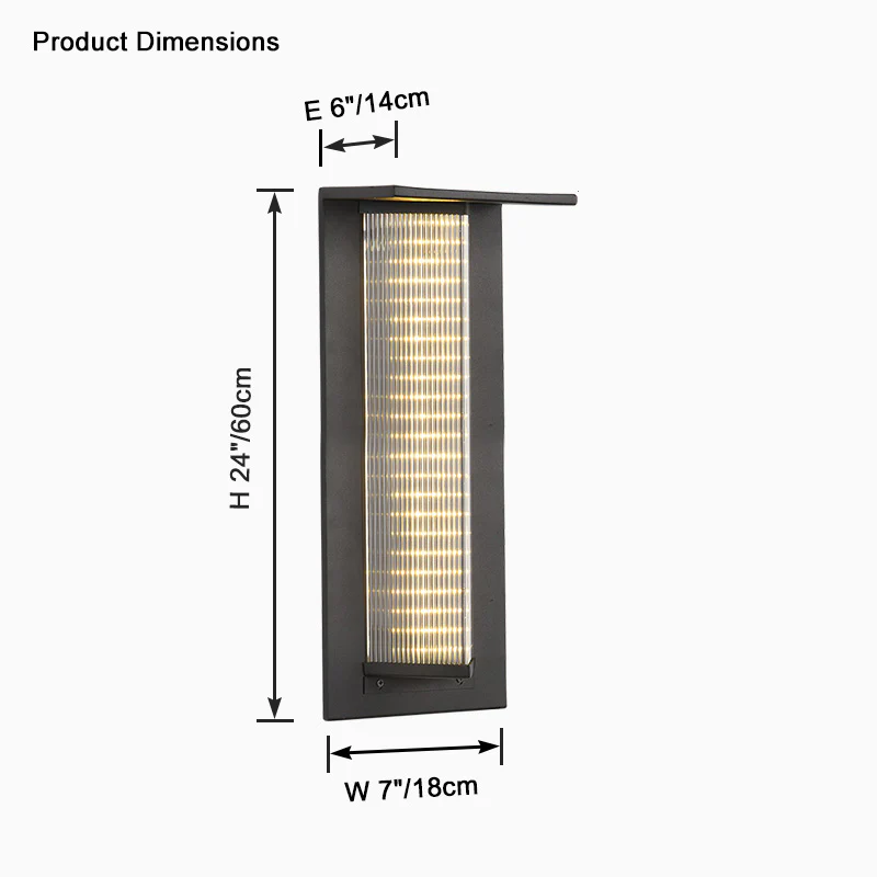 WOMO Solar Wall Light-WM9177 - Image 12