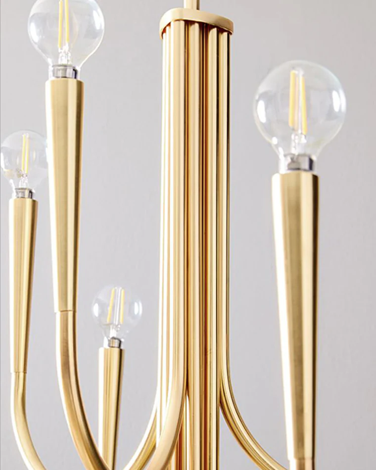 WOMO Swoop Arm Candle Chandelier-WM2508 - Image 13