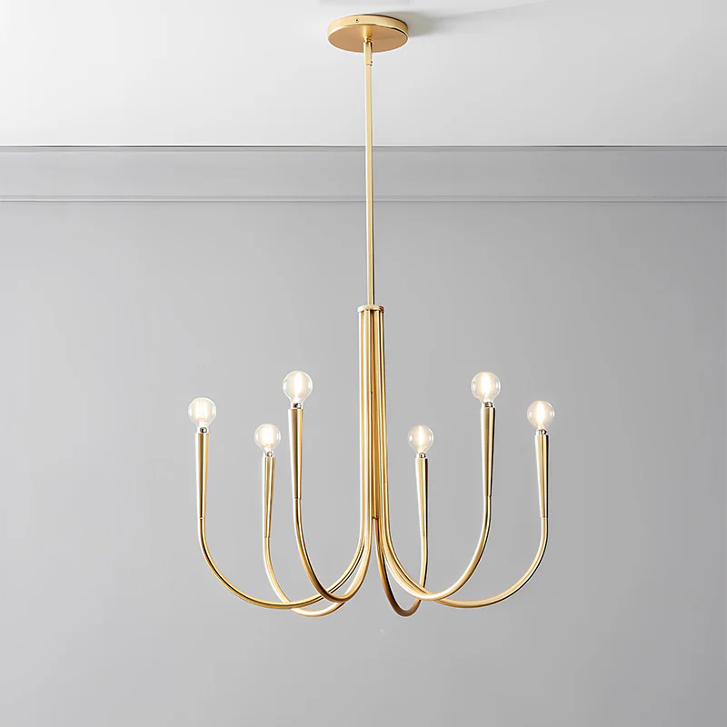 WOMO Swoop Arm Candle Chandelier-WM2508 - Image 15