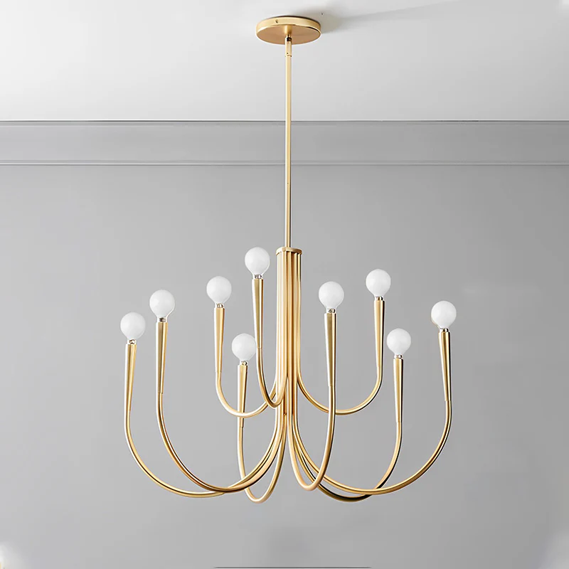 WOMO Swoop Arm Candle Chandelier-WM2508 - Image 21