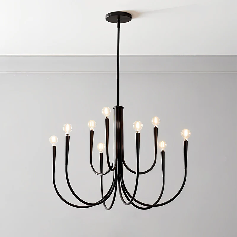 WOMO Swoop Arm Candle Chandelier-WM2508 - Image 25