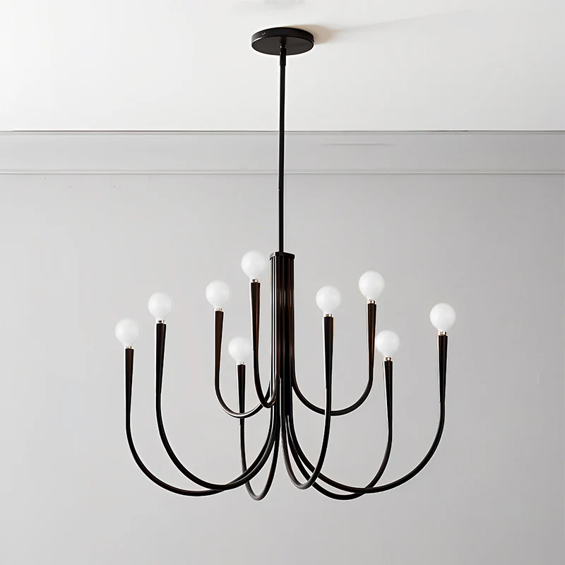 WOMO Swoop Arm Candle Chandelier-WM2508 - Image 29