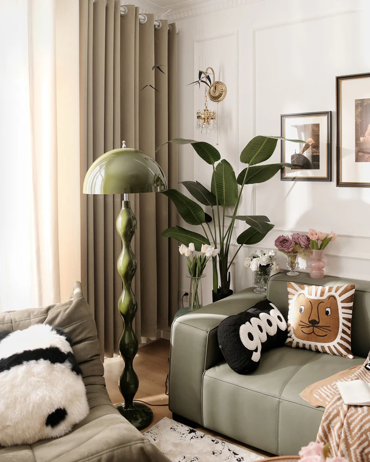 WOMO Dome Spindle Floor Lamp-WM7072 - Image 31