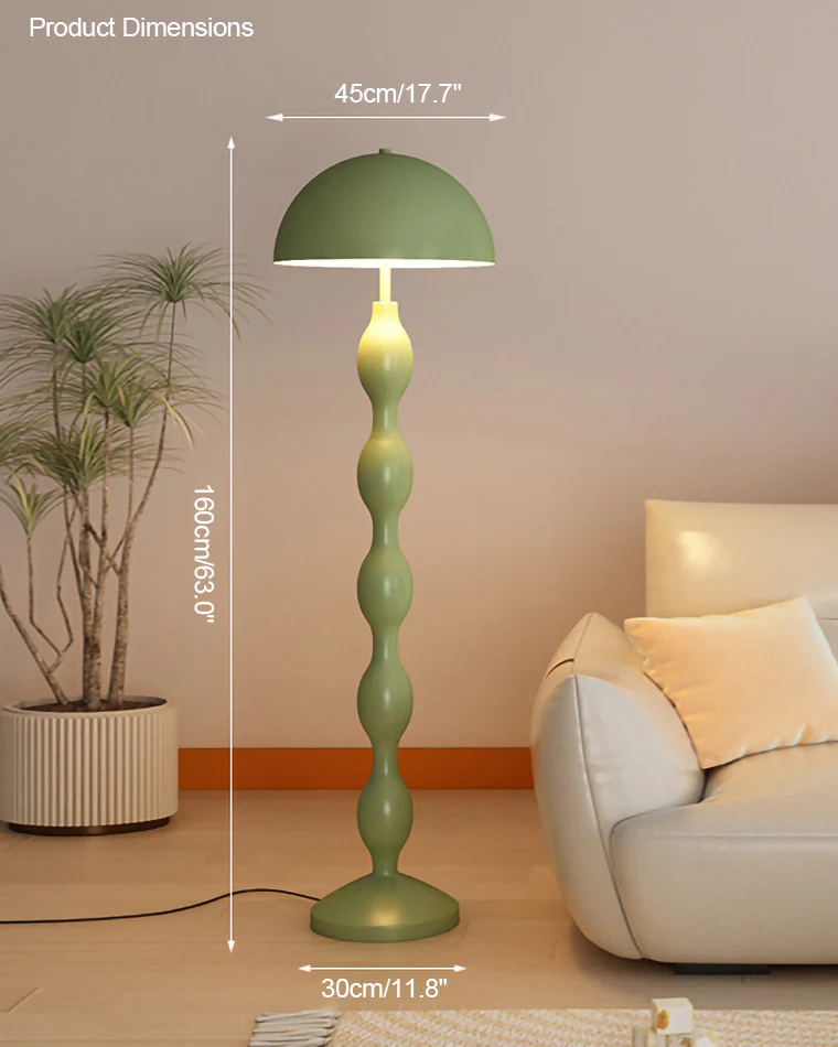 WOMO Dome Spindle Floor Lamp-WM7072 - Image 95