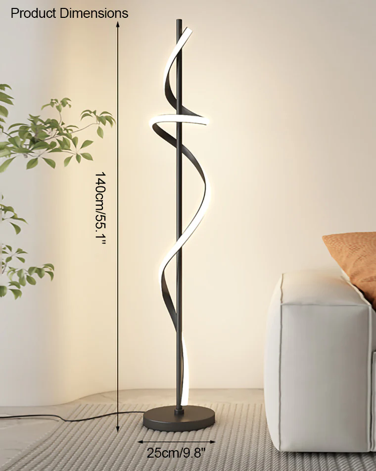 WOMO Dimmable Spiral Floor Lamp-WM7073 - Image 34