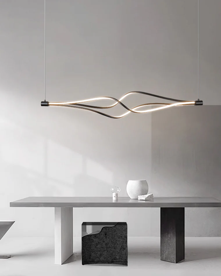 WOMO Spiral Led Horizontal Pendant Light-WM2773 - Image 7