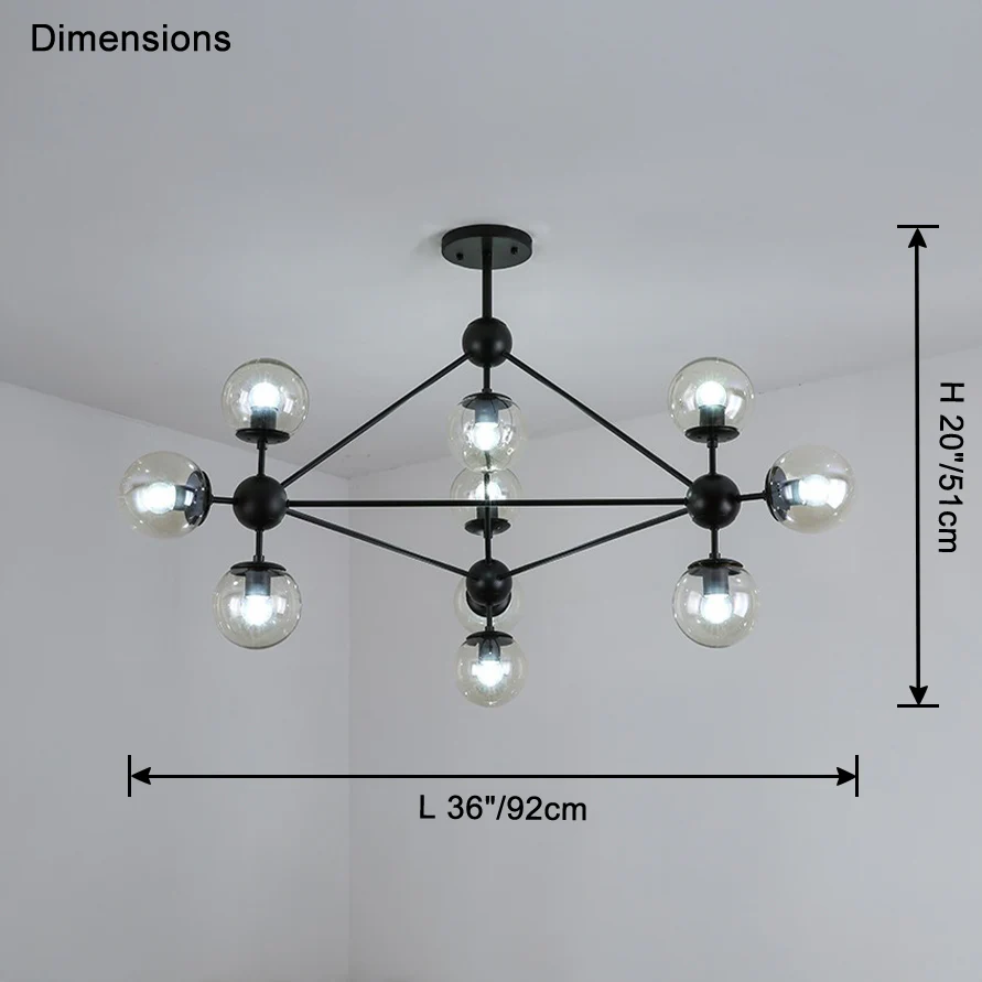 WOMO Sputnik Sphere Chandelier-WM2704 - Image 24