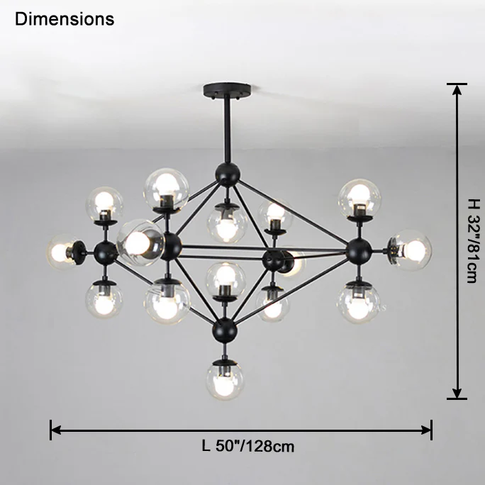 WOMO Sputnik Sphere Chandelier-WM2704 - Image 30