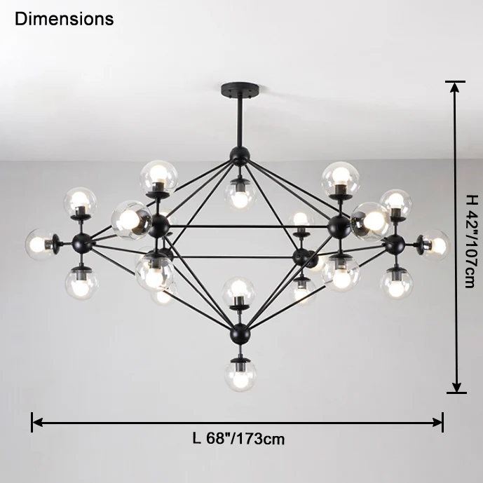 WOMO Sputnik Sphere Chandelier-WM2704 - Image 32