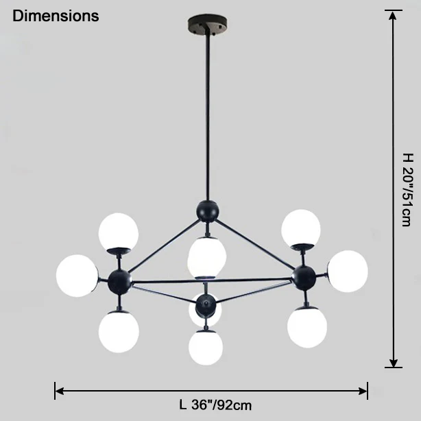 WOMO Sputnik Sphere Chandelier-WM2704 - Image 40